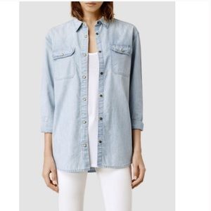 All Saints denim shirt